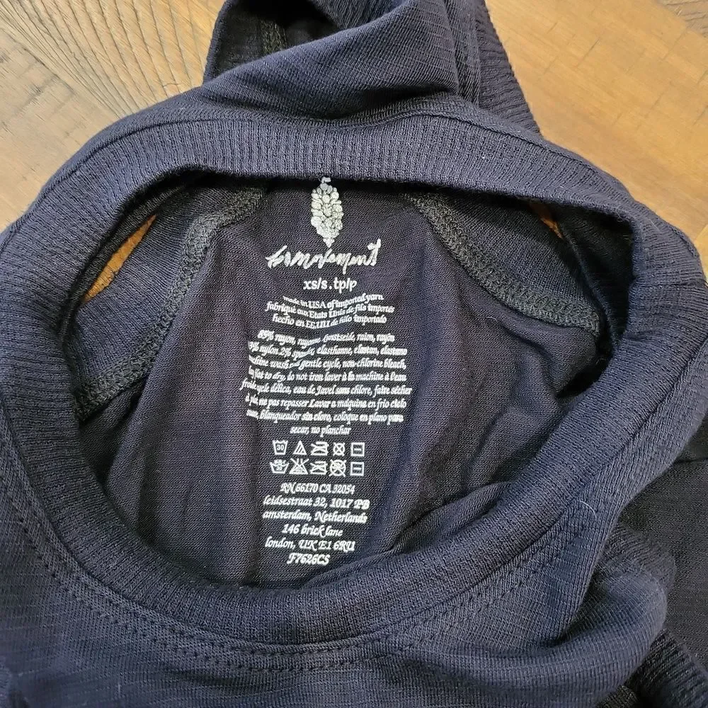 Free People Movement Endurance Run Tank XS Black